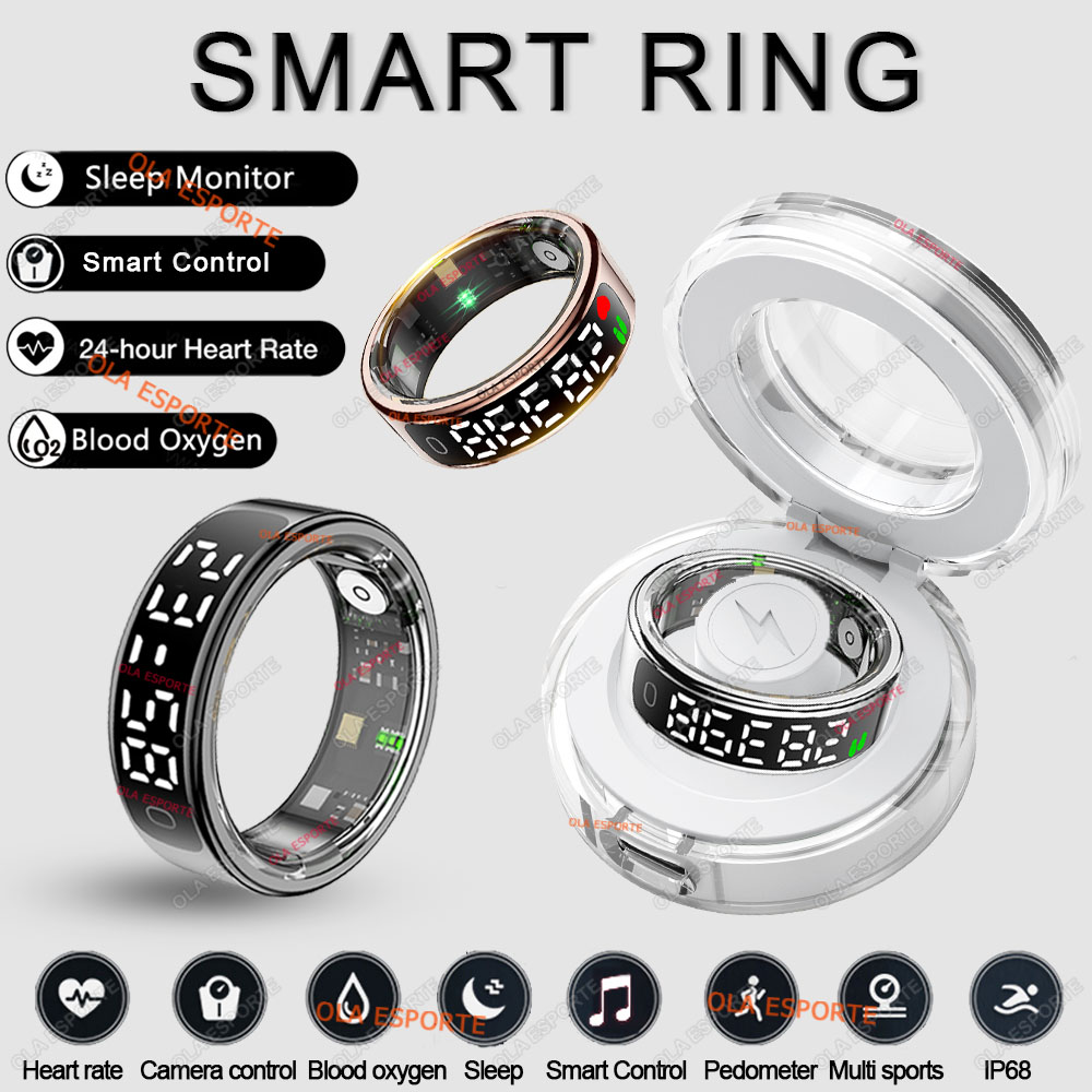 Health Monitors - Anello intelligente R13 con schermo e