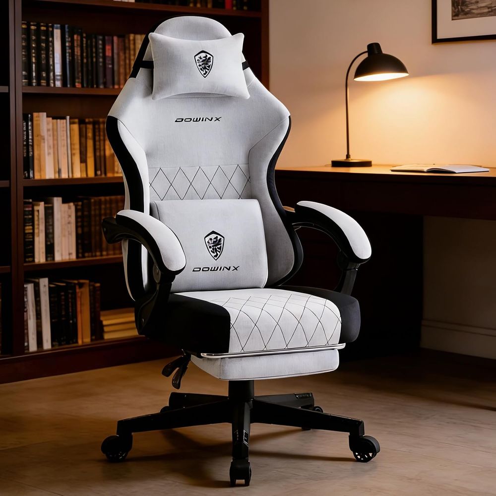 Massage - Sedia da gaming con cuscino a