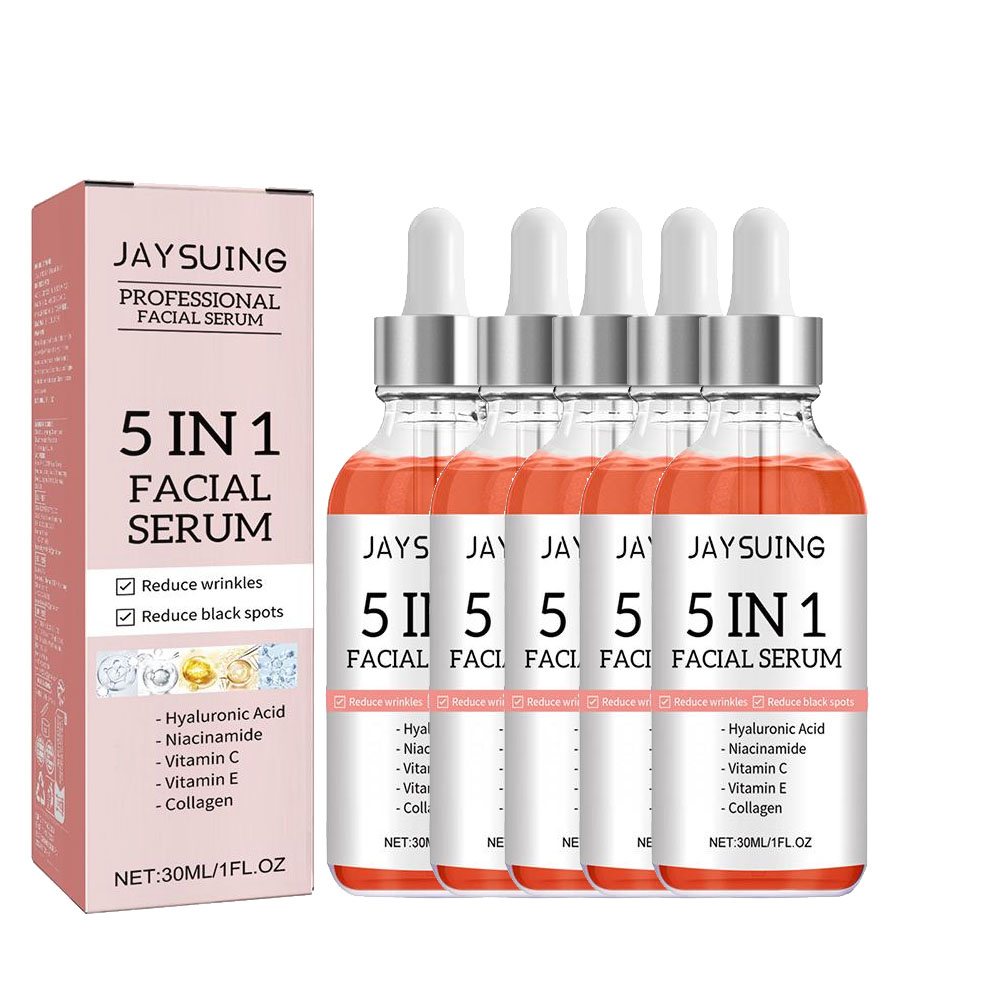 Hyaluronic Acid Facial Serum - Siero Viso 5-in-1 con Vitamina C