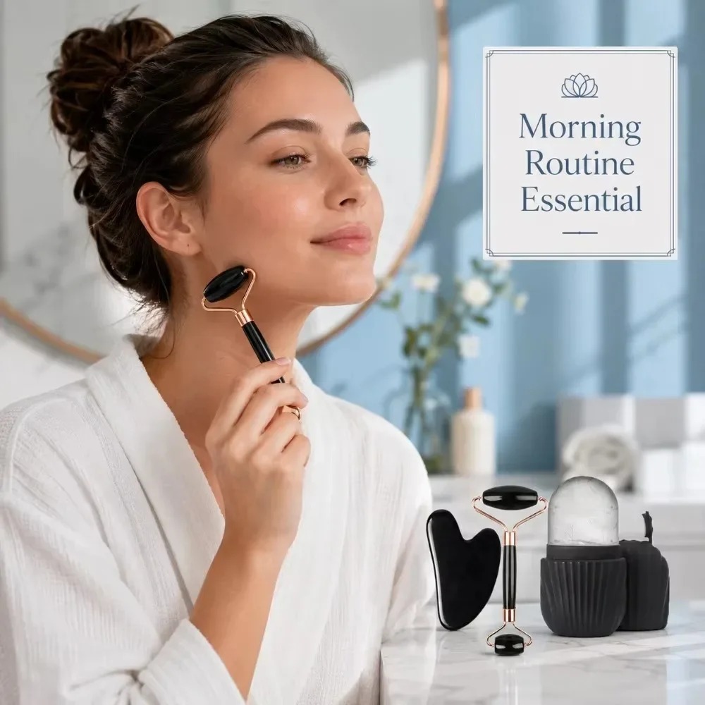 Set per Massaggio Viso 4/1 Pez - Face Ice Roller Puffiness recensione e prezzo
