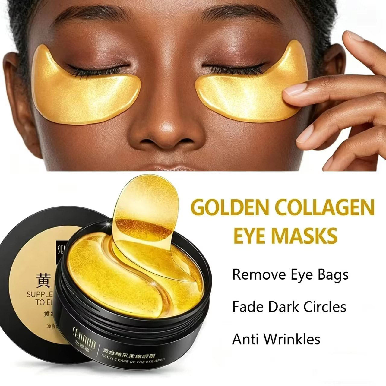 60 Maschere Occhi Dorate Idrat - Collagen Under Eye Patches recensione e prezzo