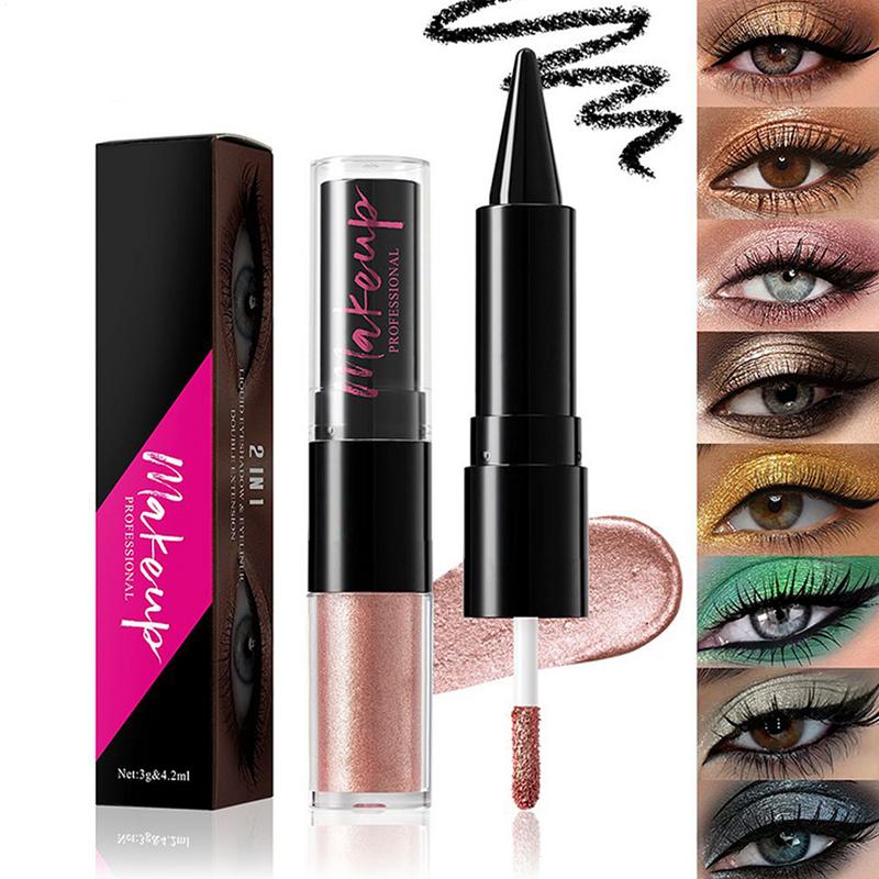 Ombretto liquido colorato 2 in - Waterproof Liquid Eyeliner Pen recensione e prezzo