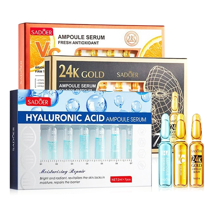 7 pz/kit SADOER Fiala Vitamina - Hyaluronic Acid Facial Serum recensione e prezzo