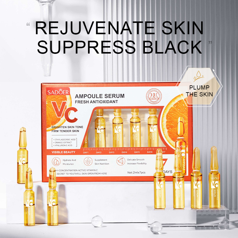 7 pz/kit SADOER Fiala Vitamina - Hyaluronic Acid Facial Serum recensione e prezzo